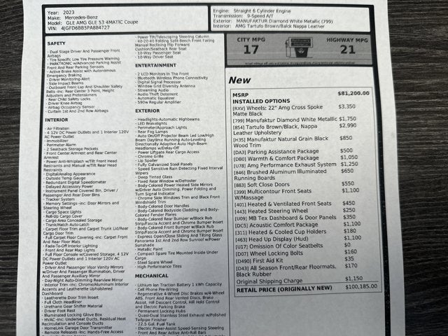 2023 Mercedes-Benz GLE AMG® GLE 53